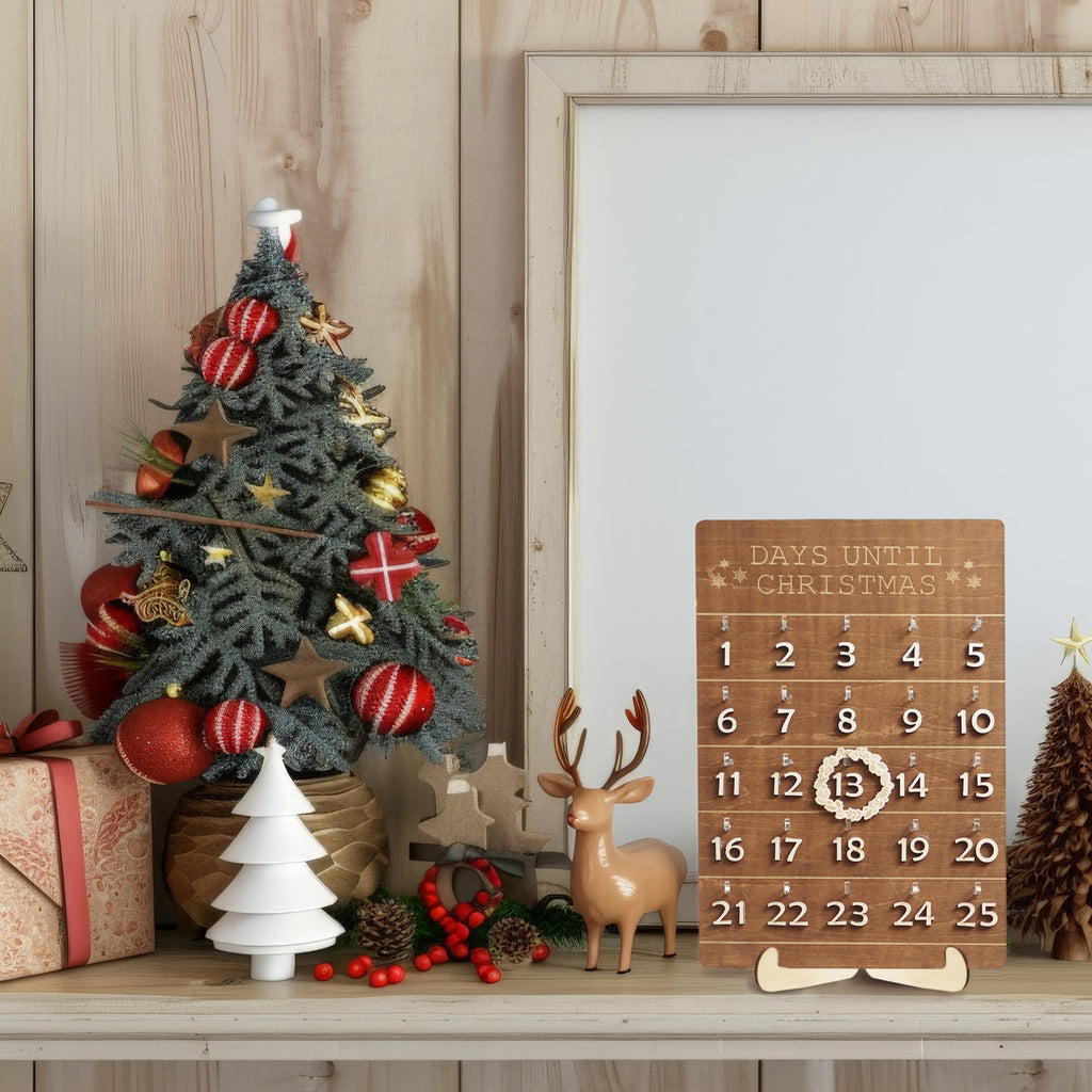 CHRISTMAS COUNTDOWN HANGING SIGN
