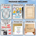 Baby’s First Christmas Shaking Ornament – Personalized Keepsake Gift for Boy or Girl