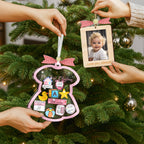 Baby’s First Christmas Shaking Ornament – Personalized Keepsake Gift for Boy or Girl